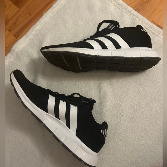 Adidas Black and White Running Shoe - Picture 3 of 8